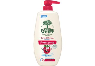 Dušo želė vaikams aviečių kvapo LARBRE VERT, 720ml