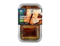 Šv.atl.lašišų filė su oda,2 marinat.WELL DONE(L.Salmo salar), 564 g