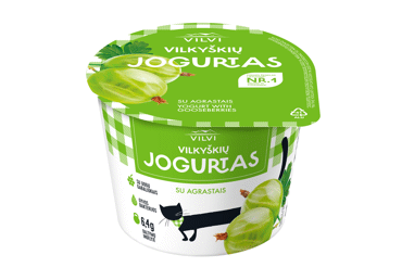 Jogurtas su agrastais VILKYŠKIŲ, 3,6 % rieb., 200 g