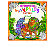 Knyga ANTISTRESINĖS MANDALOS VAIKAMS. GYVŪNAI, 1 vnt
