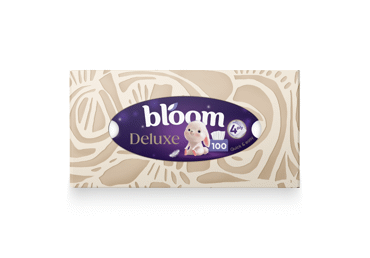 Kosmetinės servetėlės BLOOM DELUXE, 4 sluoksn., 100 vnt., 100 vnt. - 3