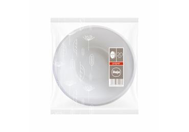 Vienkartiniai dubenėliai ILAJA WHITE,470ml20vnt.