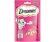 Kačių skanėstai DREAMIES su jautiena, 60 g