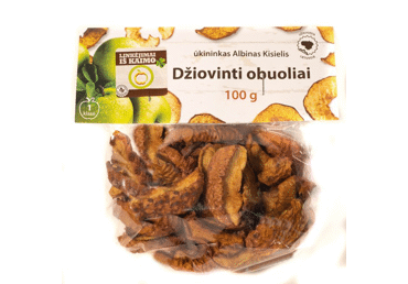 Džiovinti obuoliai, 100 g