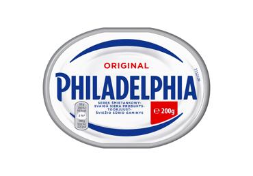 Tepamasis sūris PHILADELPHIA ORIGINAL, 21 % rieb., 200 g