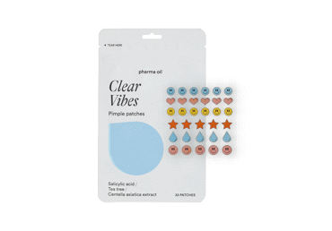 PHARMA OIL pleistrai spuogams Clear Vibes, 33vnt - 2