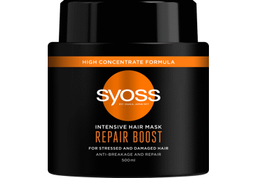 Plaukų kaukė SYOSS REPAIR BOOST, 500 ml