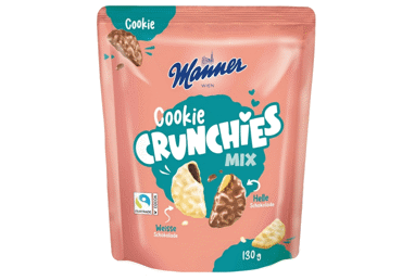 Sausainiai MANNER CRUNCHIES MIX, 130 g
