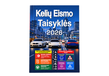 Knyga KELIŲ EISMO TAISYKLĖS, 1 vnt.