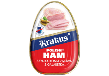 Konservuotas kiaulienos kumpis KRAKUS PREMIUM, 455 g