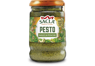 Pesto padažas su pistacijomis SACLA, 190 g