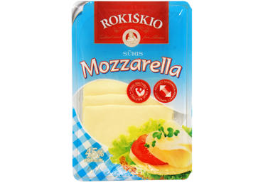 ROKIŠKIO mocarela, 45 % rieb. s. m., 150 g