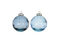 Stiklinis Kalėdų eglės žaisliukas, 8cm x H10 cm