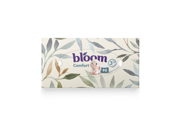 Kosmetinės servetėlės BLOOM COMFORT, 3 sluoksn., 90 vnt., 90 vnt. - 3