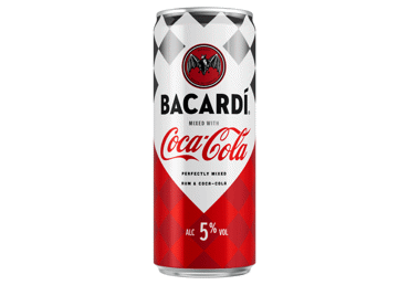 Alkoholinis kokteilis BACARDI&COCA-COLA, 250 ml