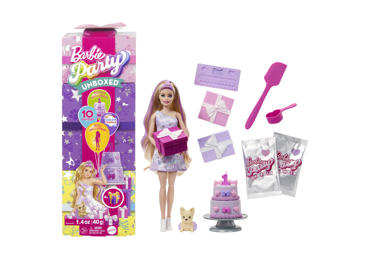 BARBIE PARTY UNBOXED REVEAL siurprizų rinkinys - 2