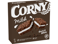 Batonėlis CORNY MILK su pertepimu, 4 vnt.
