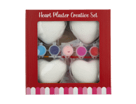 Kūrybinis rinkinys gipso širdys
