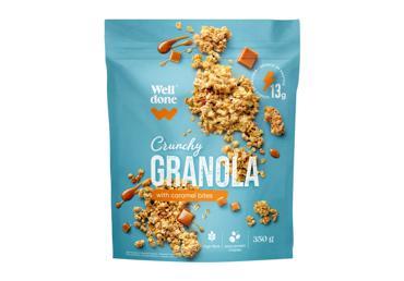 Granola su karamele WELL DONE, 350 g