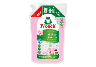Audinių minkštiklis FROSCH Hibiscus Blossom, 1,5 l