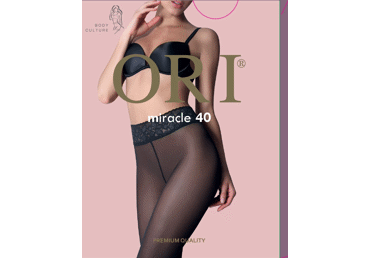 Moteriškos pėdkelnės ORI MIRACLE NEUTRO, 3 dydis, 40 denų, 1 vnt.