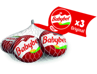 Lydytas sūris MINI BABY BEL, 45 % rieb. s. m., 60 g