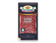 Vytintas itališkas saliamis MILANO, pjaustytas, nerūš., 80 g