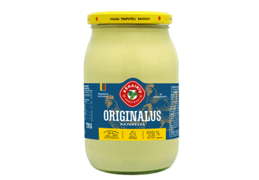 LIETUVIŠKAS ORIGINALUS majonezas, 73 % rieb., 770 ml