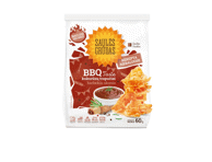 Trikampiai kukurūzų trapučiai SAULĖS GRŪDAS, BBQ skonio, 60 g