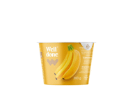 Valgomasis jogurtas WELL DONE, bananų skonio, 5,1 % rieb., 200 g
