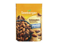 Sūdyti skrudinti migdolai SEEBERGER, 150 g