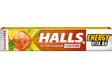 Pastilės HALLS ENERGY ICE TEA, 32 g, 32 g