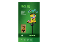 Sodo šviestuvas - batas su gėle SOLID