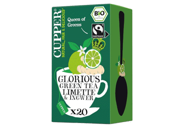 Ekologiška žalioji arbata CUPPER LIMETTE, 35 g - 1