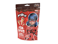 Mini vafliniai rageliai MIRACULOUS LADYBUG FUN BITES, 60 g
