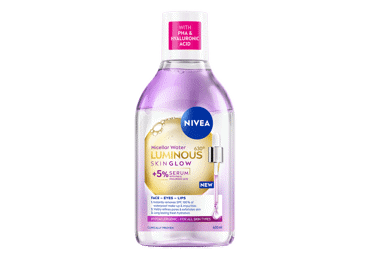 Micelinis vanduo NIVEA LUMINOUS 630 SKIN GLOW, 400 ml