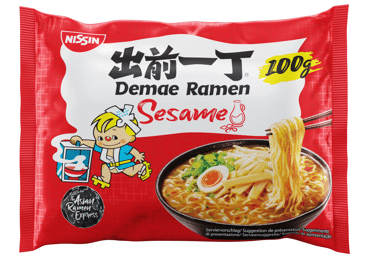 Makaronų sriuba NISSIN DEMAE RAMEN, sezamų skonio, 100 g