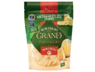 Tark. kietasis ROKIŠKIO sūris GRAND (skiedr.), 37% rieb.s.m., 100 g