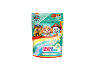 Spalvotos vonios putos PAW PATROL gervuogių, pomelų, braškių kvapo, 144 g