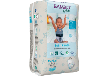 Maud. sauskelnės-kelnaitės BAMBO NATURE MEDIUM, 12+ kg, 12 vnt.