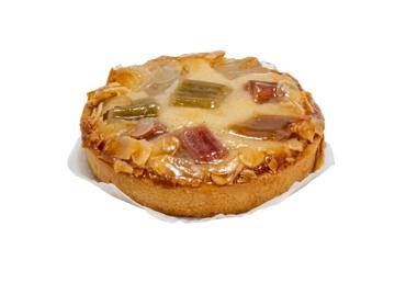 Tartaletė su prancūzišku kremu ir rabarbarais, 145 g