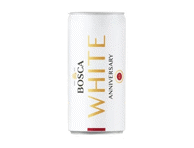 Baltasis pusiau saldus vyno gėrimas BOSCA WHITE, 200 ml