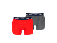 Vyriškos boksikės, PUMA, 2vnt., raudona, tamsiai mėlyna spalva, dydis: XL