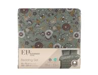 Patalynės komplektas 200x220/2x50x70cm,žal. gėlės