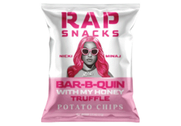 Traškučiai RAP SNACKS NICKI MINAJ BBQ, med.,trumų sk., 71 g