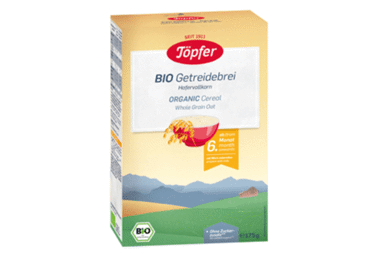 Ekol.visų grūdo dalių avižų košė TOPFER kūd. nuo 6 mėn., 175 g