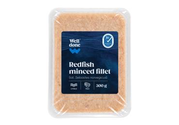 Smulkinta jūrinių ešerių filė WELL DONE, 300 g