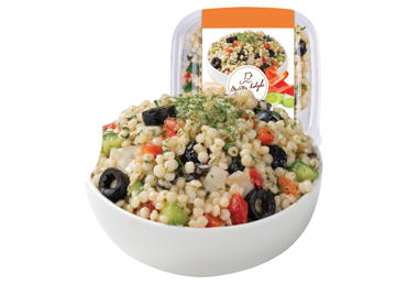 Salotos su kuskusu, daržovėmis ir DŽIUGO sūriu, 1 kg