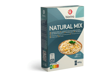 Kruopų mišinys BIORINA (miežiai ir kt. grūdai), 400 g