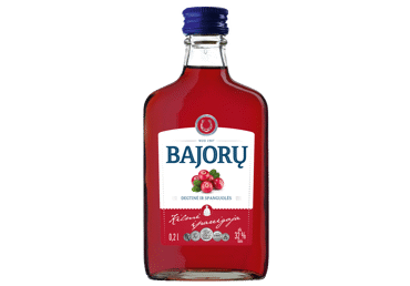 Spiritinis gėrimas BAJORŲ DEGTINĖ IR SPANGUOLĖS, 200 ml
